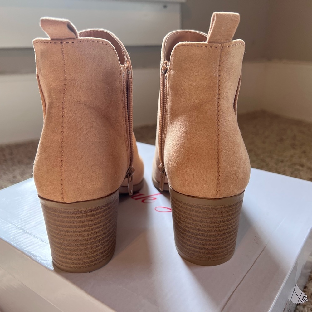 Suede Heel Bootie - Picture 4 of 4